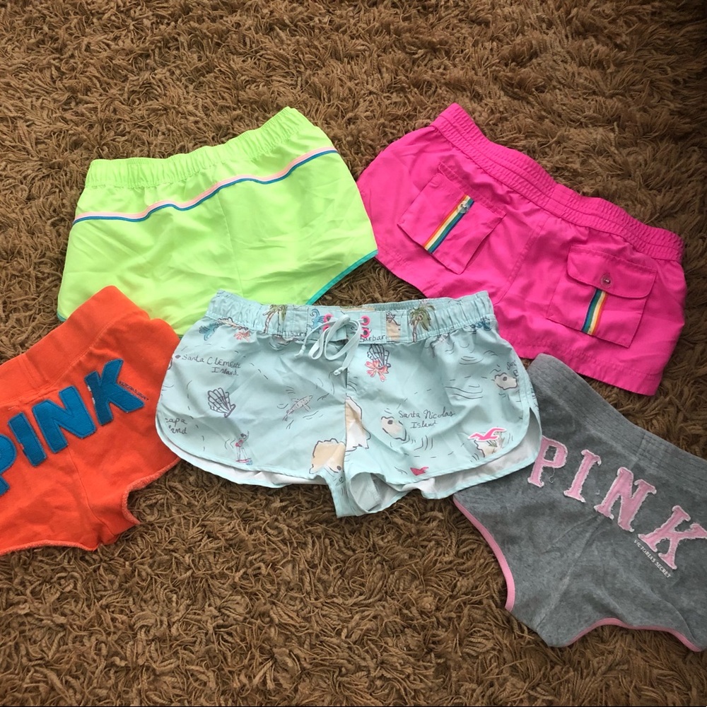 PINK Hollister Roxy Board/Lounge Shorts